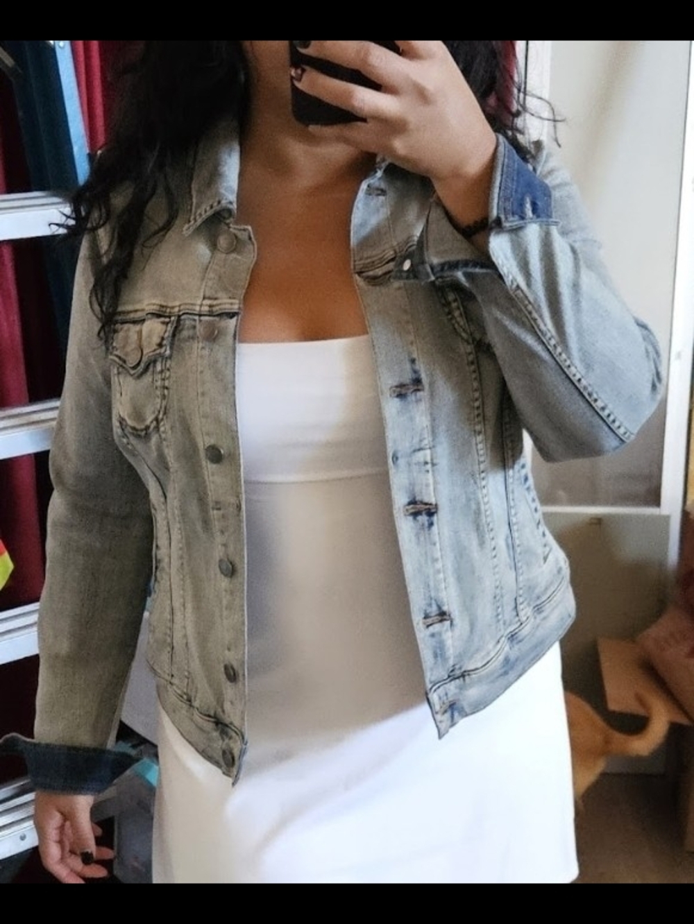 torrid Light Blue Washed Denim Jacket